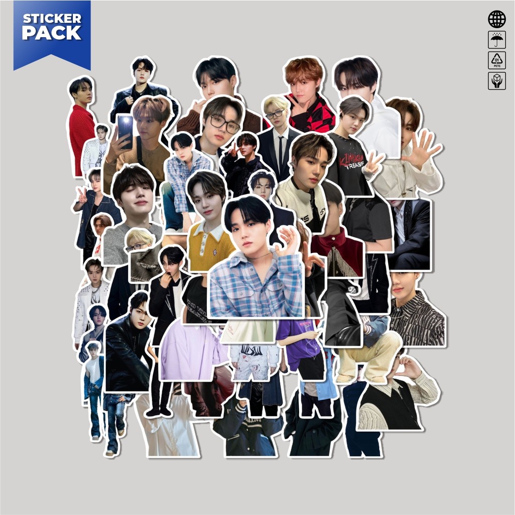 [100PCS]Stiker Pack Stiker KIM DOYOUNG (TREASURE) Aesthetic Vinyl Anti Air Dekorasi Sticker Laptop B