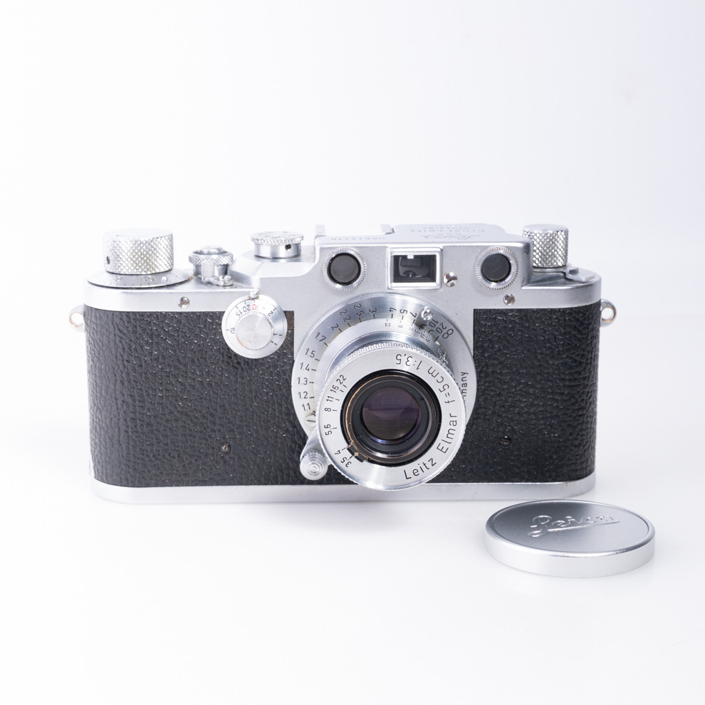 Leica III-C IIIc kit Leitz 50mm F3.5 Elmar Coated- Excellent 110