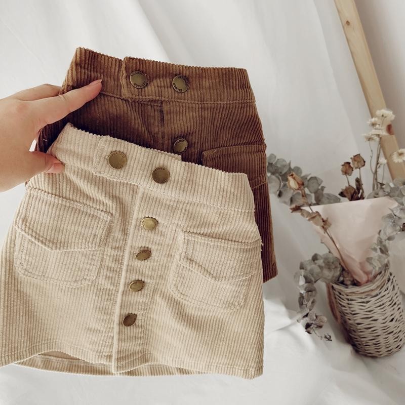 Rok Corduroy Anak Elegan – Model Pendek Trendi & Modis