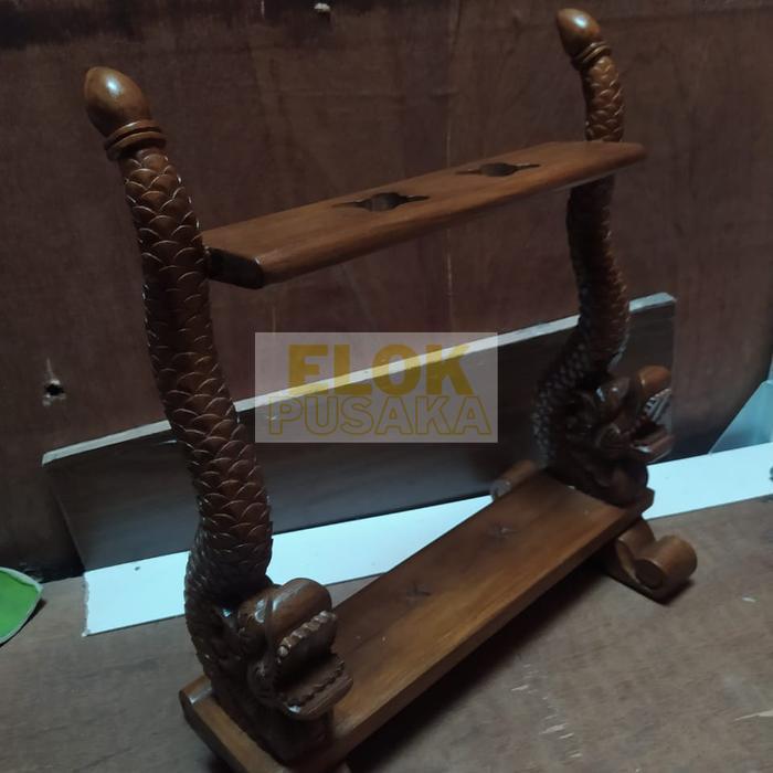 jagrak Tempat Pusaka Tombak Isi 2 Alusan Termurah Indonesia EP4324