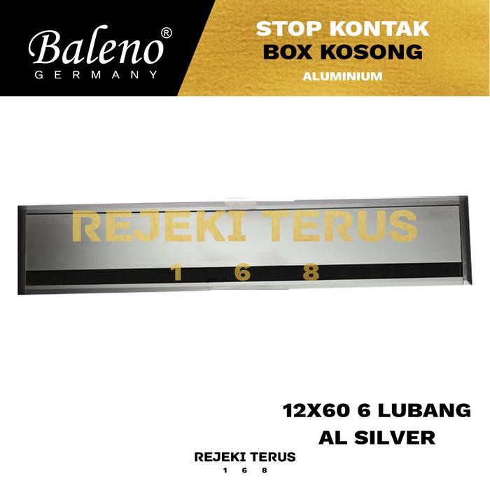 Tutup Stop Kontak Meja Box Colokan Tempat Listrik Tanam Lubang Kabel 12x60 cm 6 Lubang