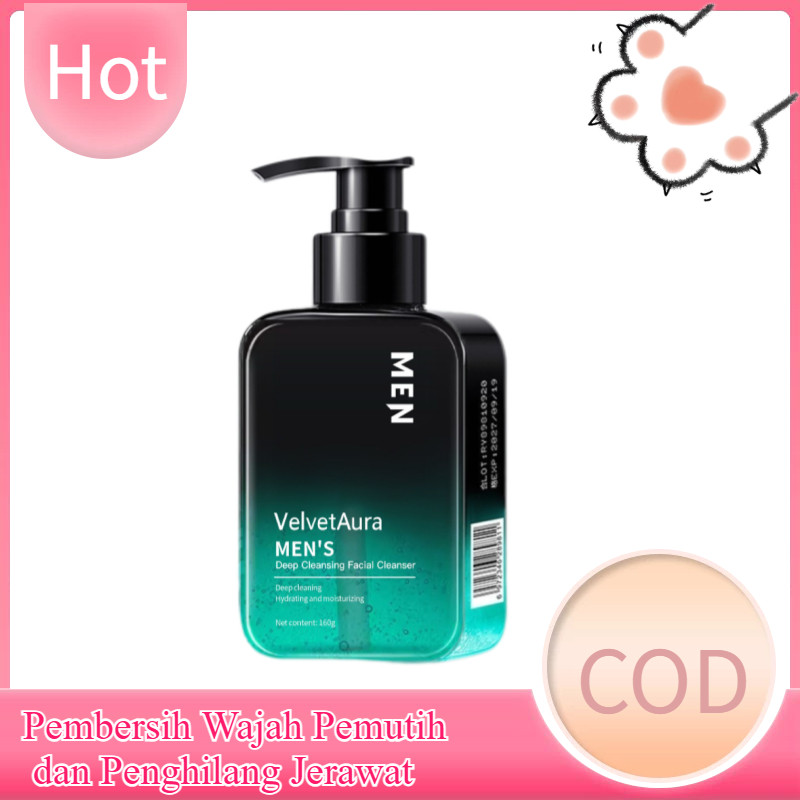Pembersih Wajah Pria Pembersih Wajah Jerawat Pemutih Wajah Pria Tungau Pembersih Jerawat Dan Komedo 