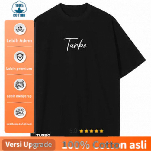 kualitas tinggi Kaos Turbo Tomaz Polos