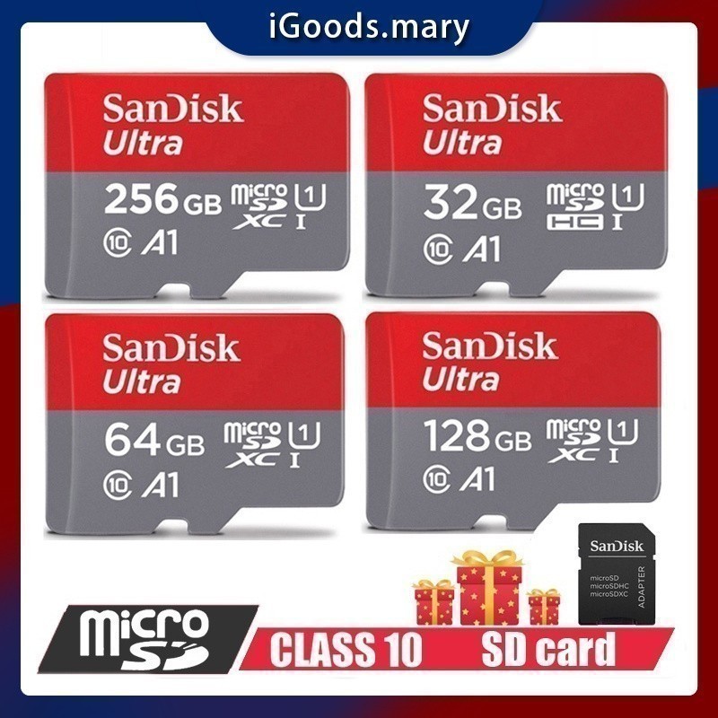 (COD) Memory Card 64GB 128GB 256GB 32GB Micro SD Card Class10 UHS-1 Memory Card A1 150MB/S
