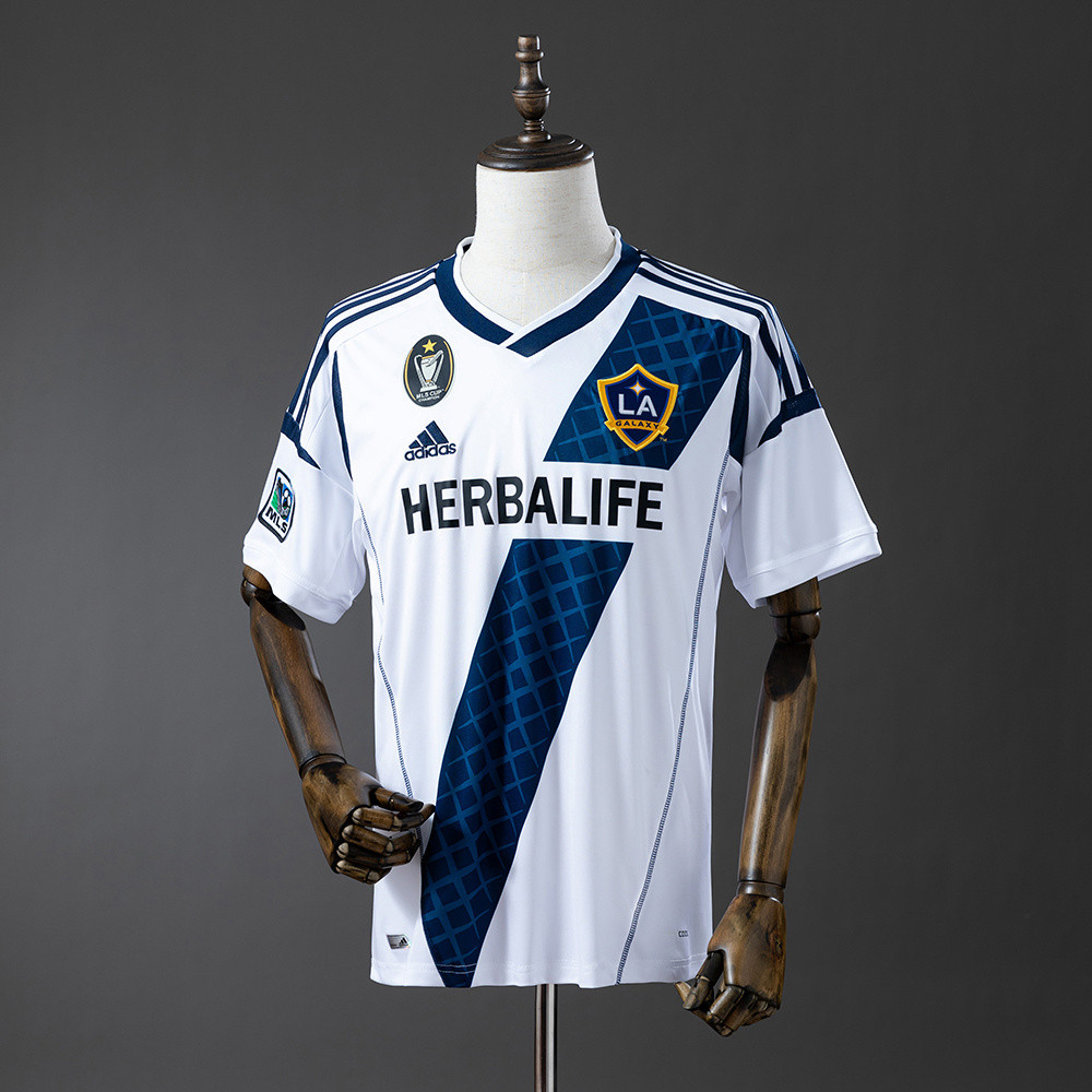 Jersey Retro LA Galaxy 2012 HOME T shirt pria
