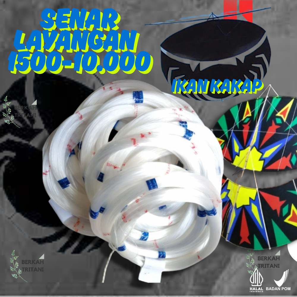 SENAR LAYANGAN CAP IKAN KAKAP UKURAN 1500-10.000