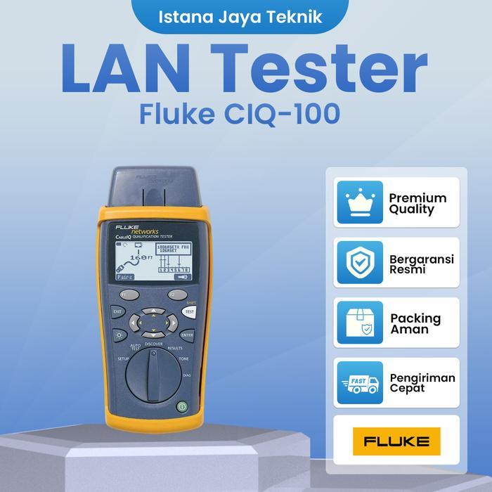 Fluke Networks CIQ-100 CableIQ Qualification Tester CIQ100 LAN Tester