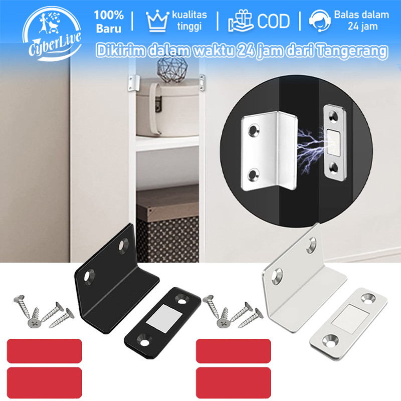 Magnet Pintu Lemari Super Kuat Penutup Otomatis Pintu Kabinet Laci Pintu Magnetic Door Stopper