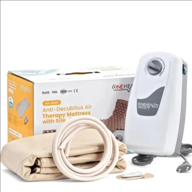 OneHealth Kasur Anti Decubitus OH-DM01 | Bubble Air Mattress with Silent Pump | Kasur Dekubitus Heni