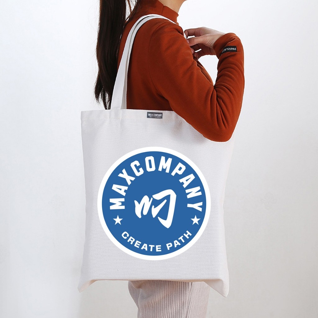 MAX COMPANY Tas Totebag Path Unisex Cream