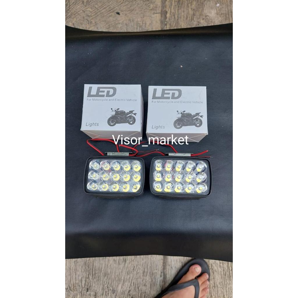 LAMPU TEMBAK 15 MATA/ 15 LED SOROTAN LED 12 VOLT