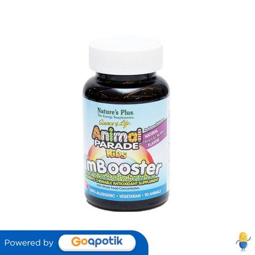 Nature'S Plus Animal Parade Kids Immune Booster Botol 90 Tablet