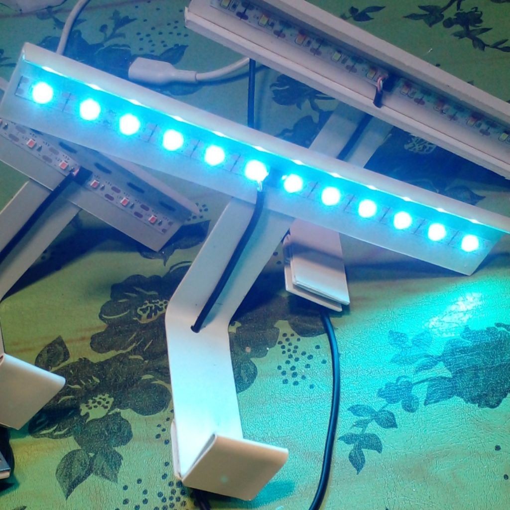 lampu led aquarium mini 5v banyak pilihan warna dan ukuran jumlah mata buat aquarium , aquascape
