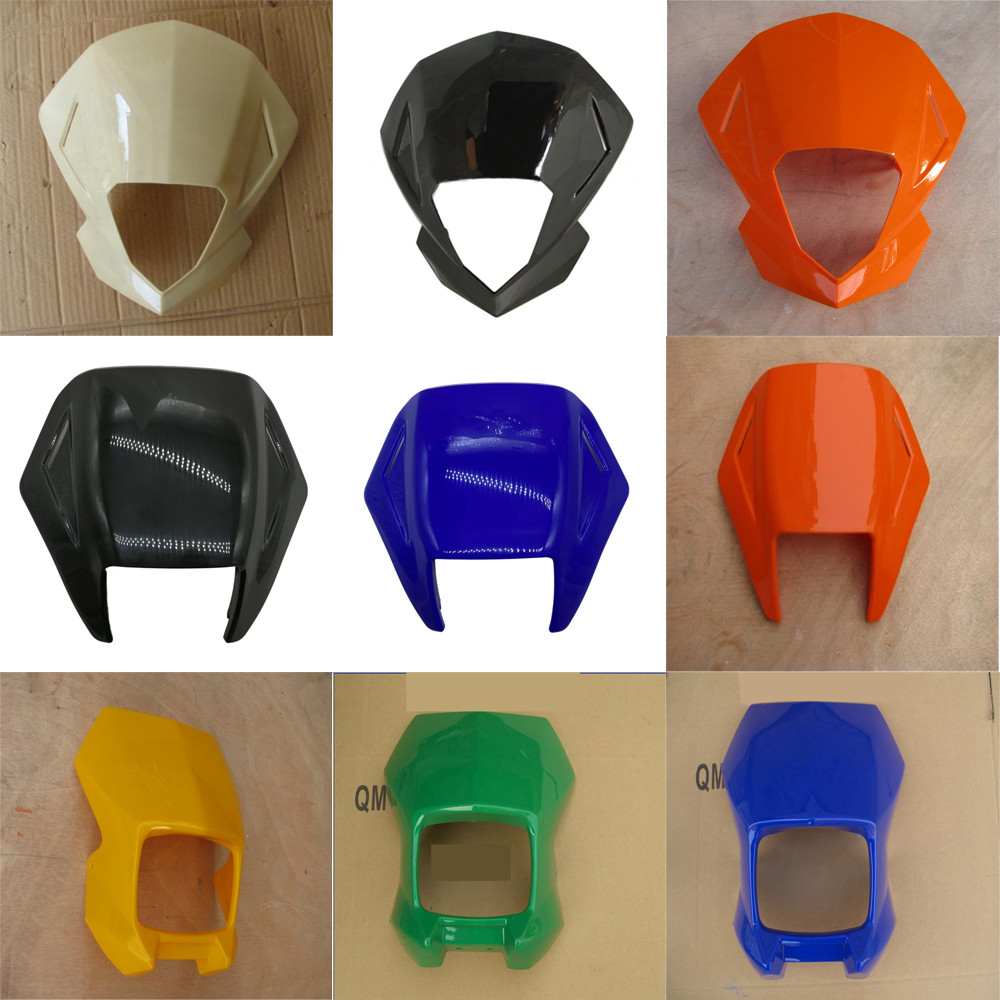 rtbike Plastic Part of Head Light Cover for Suzuki Qingqi Genesis GS200 GS250 GXT200 QM200GY (B/A) Q