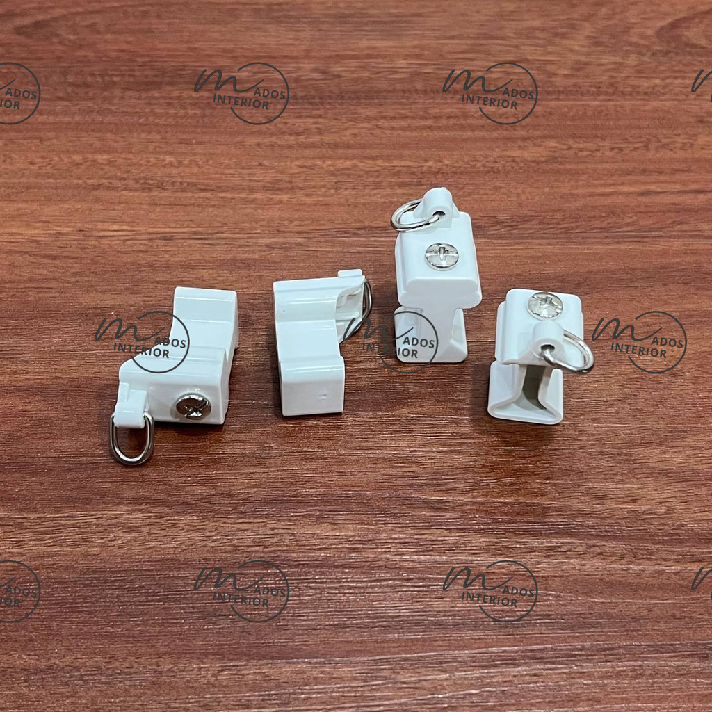 (1pcs) Tutup Rel Flexibel/Tutup Rel Lengkung Elastis/EndCup Rel Lengkung Elastis/Tutup Rel Gorden Le