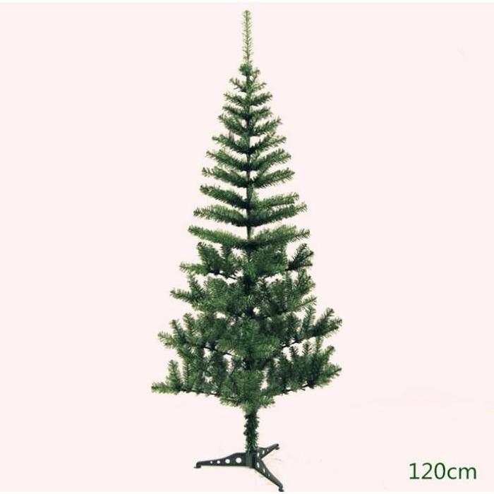 Pohon natal premium pvc 90 cm/120 cm/180 cm/Paket pohon natal ornamen natal - pohon 120 cm