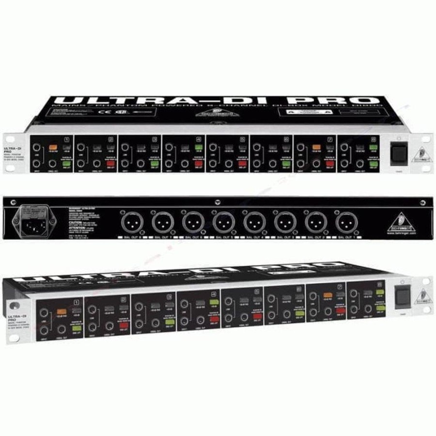 BEHRINGER DI800 [ DI 800 ] DI BOX 8 Channel For Stage And Studio