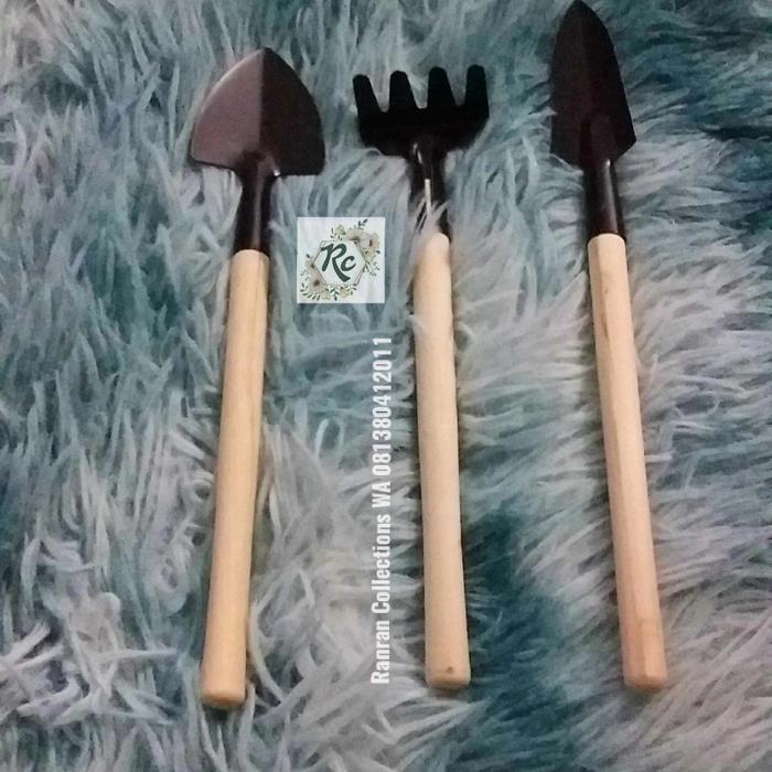 Sekop Kecil Besi Kayu Bertanam Berkebun Aquascape MURAH