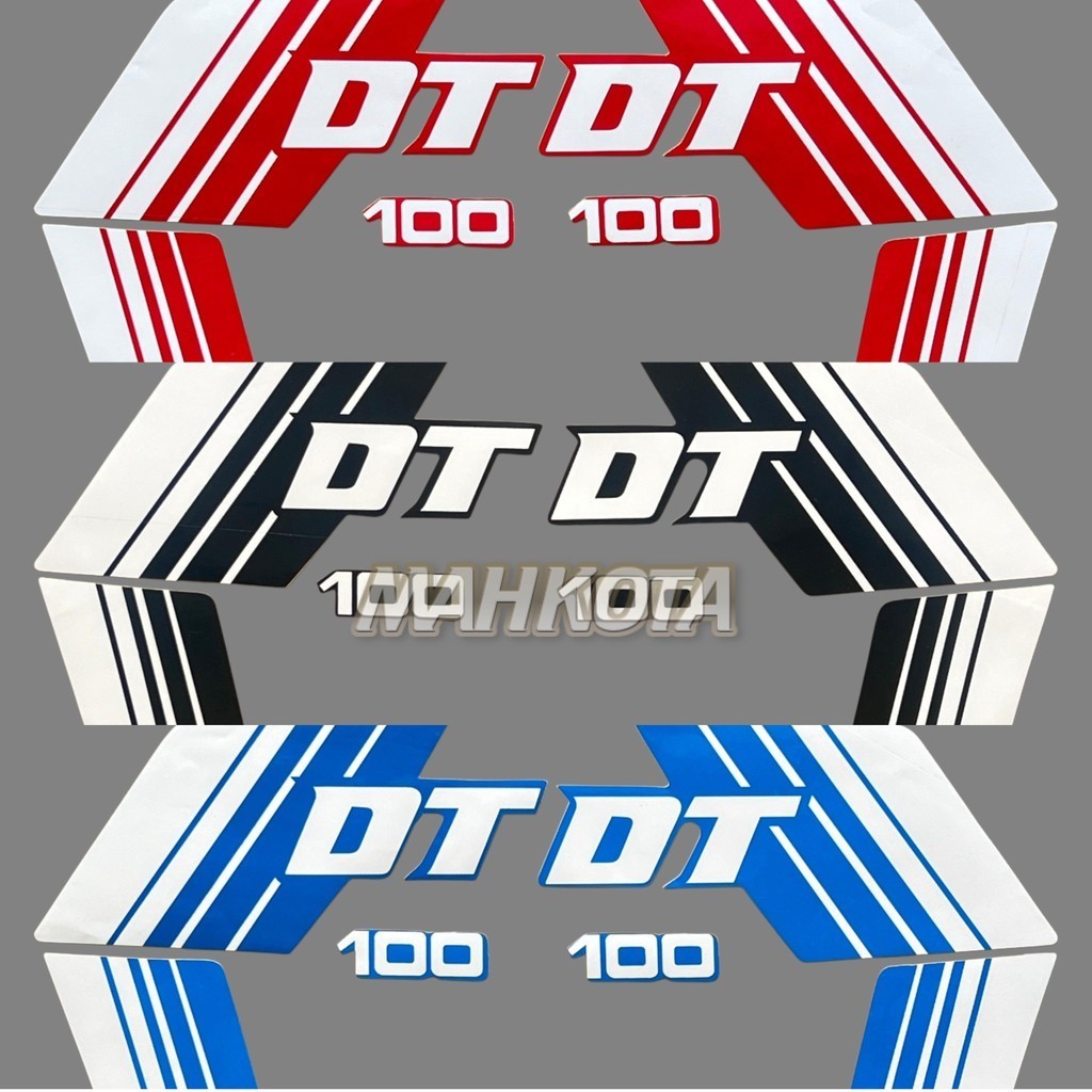 Striping Stiker Yamaha DT 100 DT100 Fullset Premium