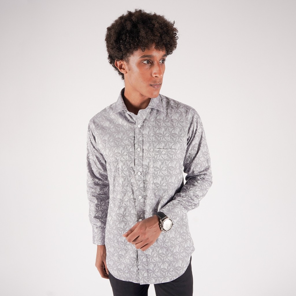 Kemeja Guy Laroche Lengan Panjang Bentley Dre Print