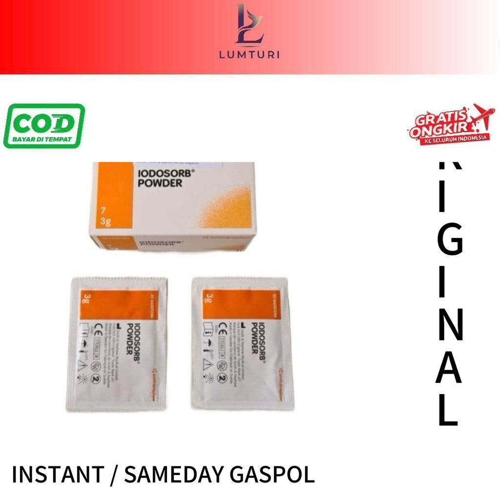 iodosorb powder 3gram sachet GRATIS ONGKIR