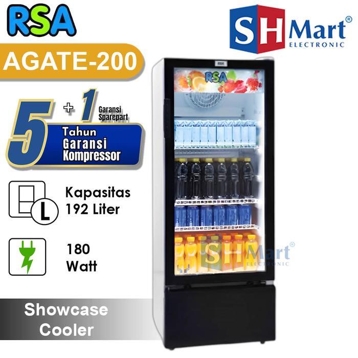 Kulkas Showcase 3 RAK RSA AGATE 200 (MEDAN)