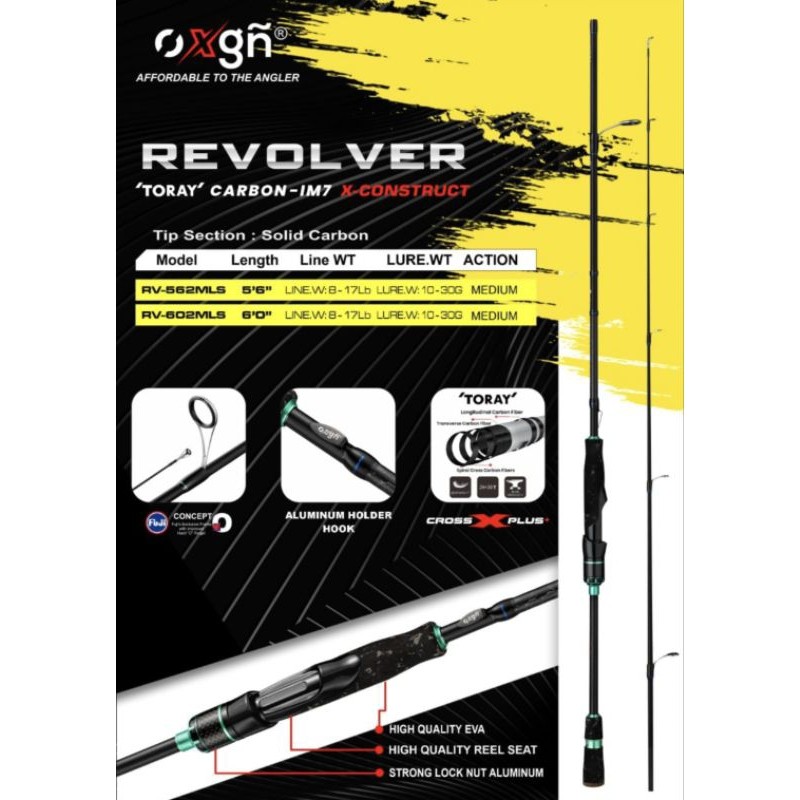JORAN PANCING OXGN REVOLVER 602 SOLID CARBON...FUJI
