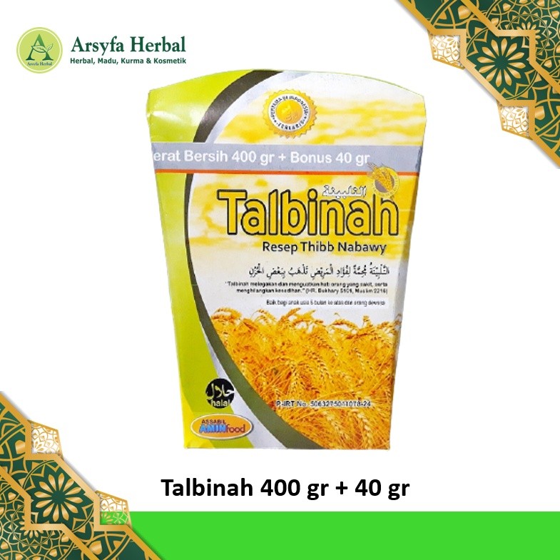 Tepung Talbinah 400gr + 40 gr Resep Thibb Nabawi Tepung Pengganti Nasi Tepung Gandum Terbaik talbina