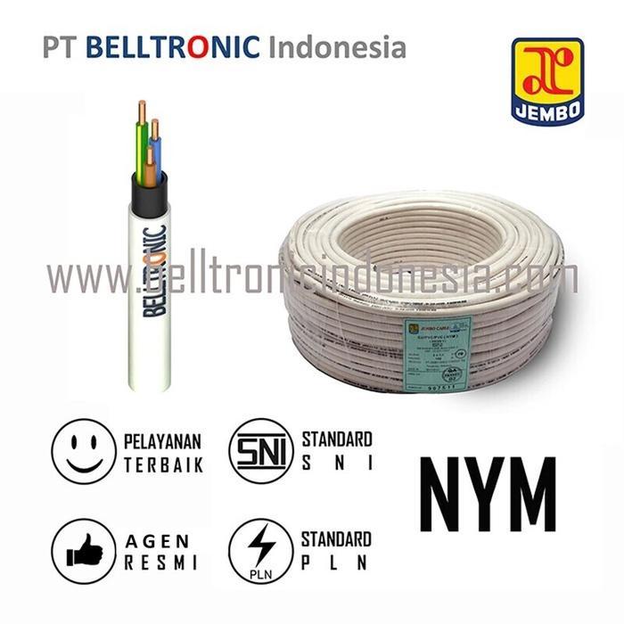 Golden Sinar Kabel JEMBO NYM 3 x 2.5 mm 1 Roll @ 50 meter