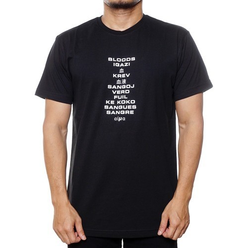 Bloods Tshirt Kaos Sap Black