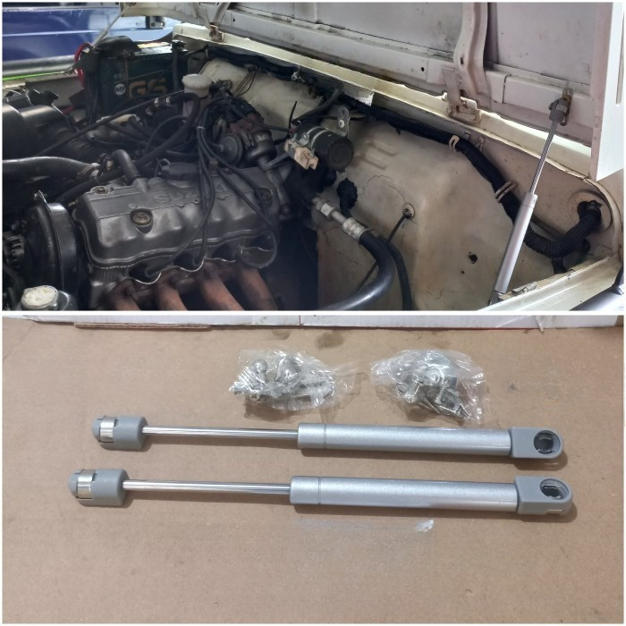 SHOCK HIDROLIK KAP MESIN MODIFIKASI KATANA JIMNY SATU SET KIRI KANAN
