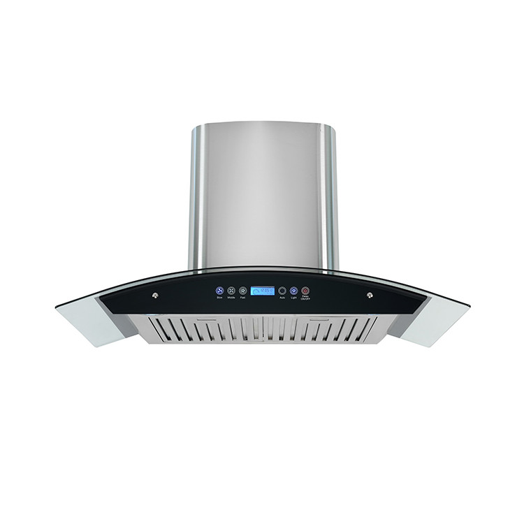 Competitive Price Wall Mounted Range Hood Kitchen Cooker Hood Automatic Cleaning Kitchen Hood