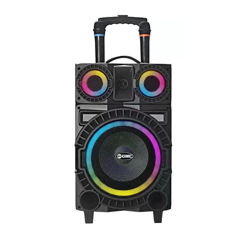 Speaker Trolley Portable Bluetooth Multimedia GMC 897W 10in Speaker GMC 897W BASS BESAQR Jernih