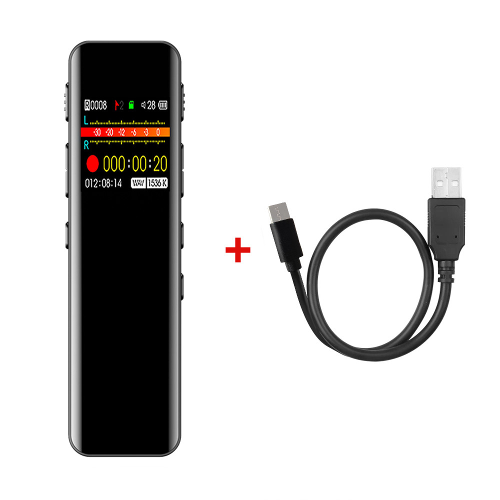 128GB Digital Voice Recorder Voice Activated Recorder for Lectures, Meetings, Interviews Audio Mini 