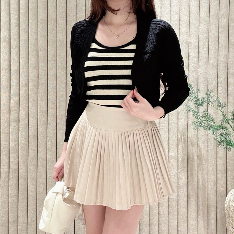 EZR - Atasan Rajut Wanita Atasan Rajut wanita Atasan lengan panjang rajut Kaos wanita Vest wanita At