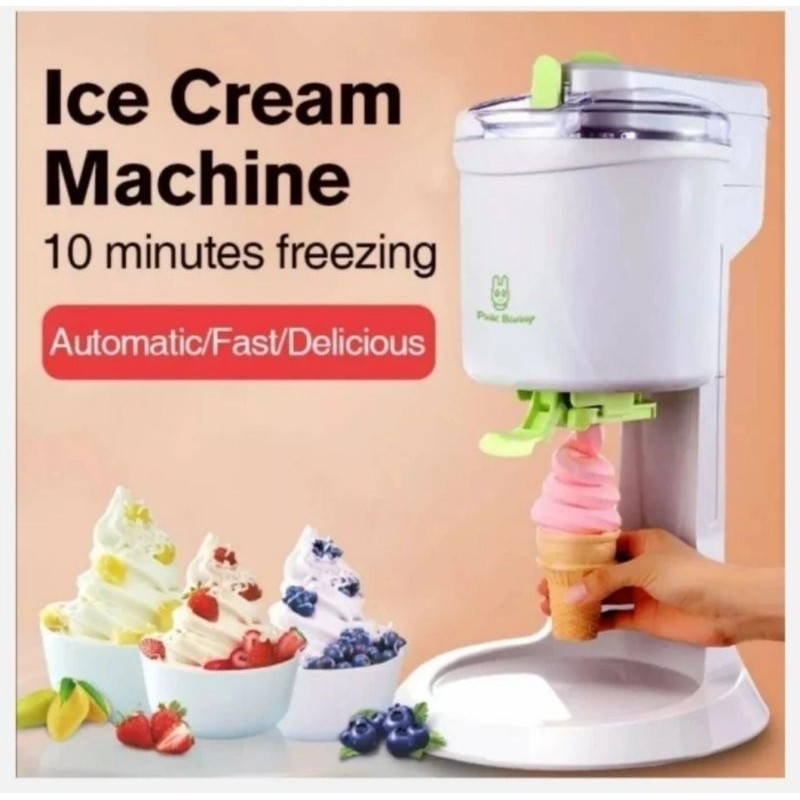 Mesin pembuat es krim otomatis homemade mini soft ice cream maker