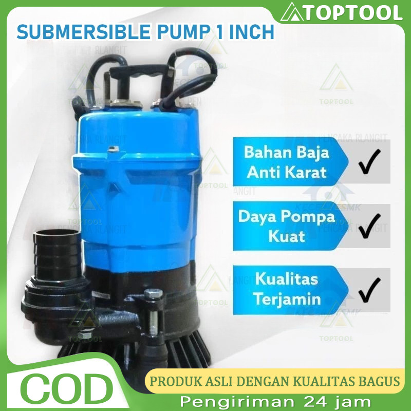 Pompa Celup Air Bersih / Kotor Submersible Pump BONCHI BON-01/POMPA CELUP BONCHI BON-01 WQD-12 MODEL