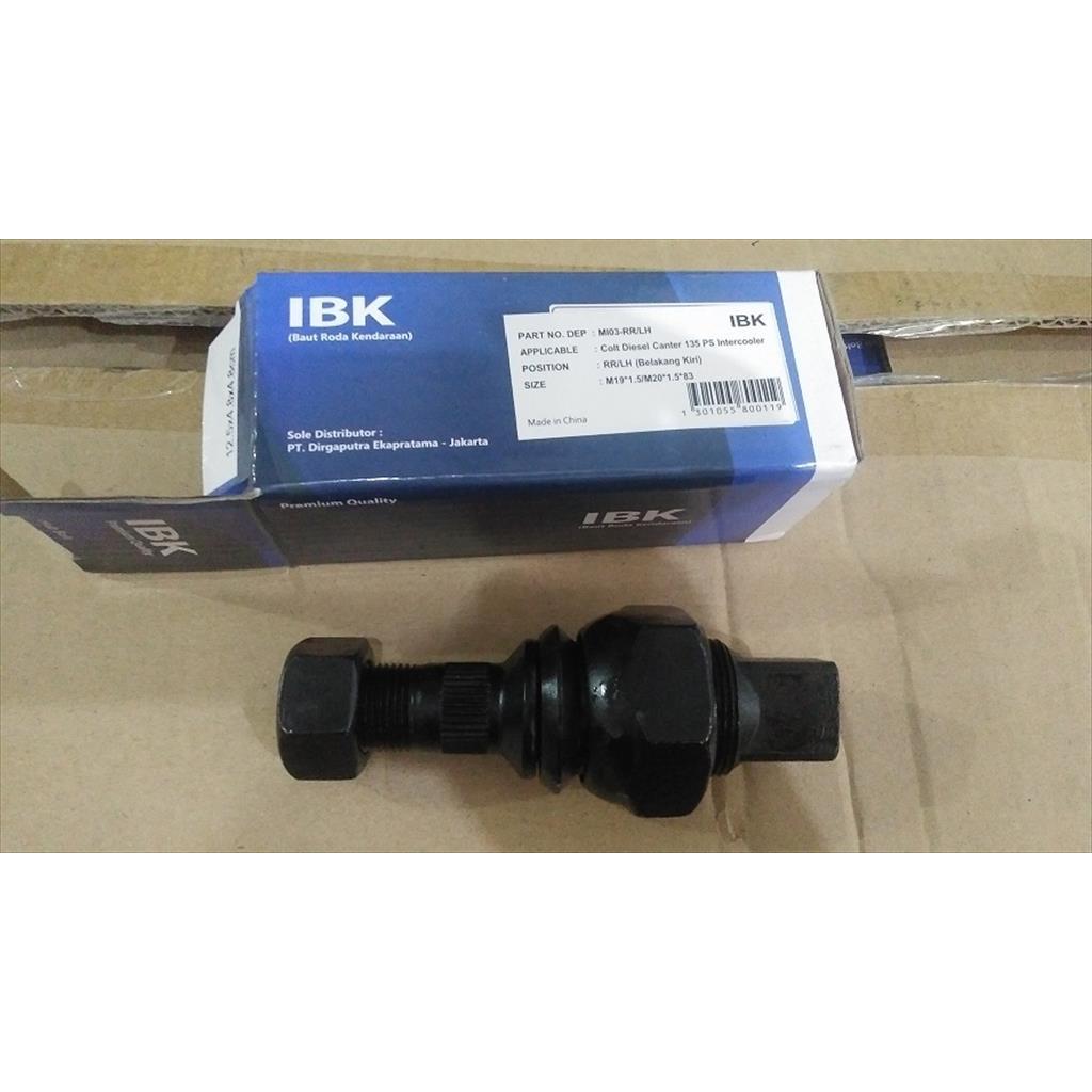 Baut Roda Hub Bolt Truk Canter PS110 PS125 IBK Belakang Kiri IBK