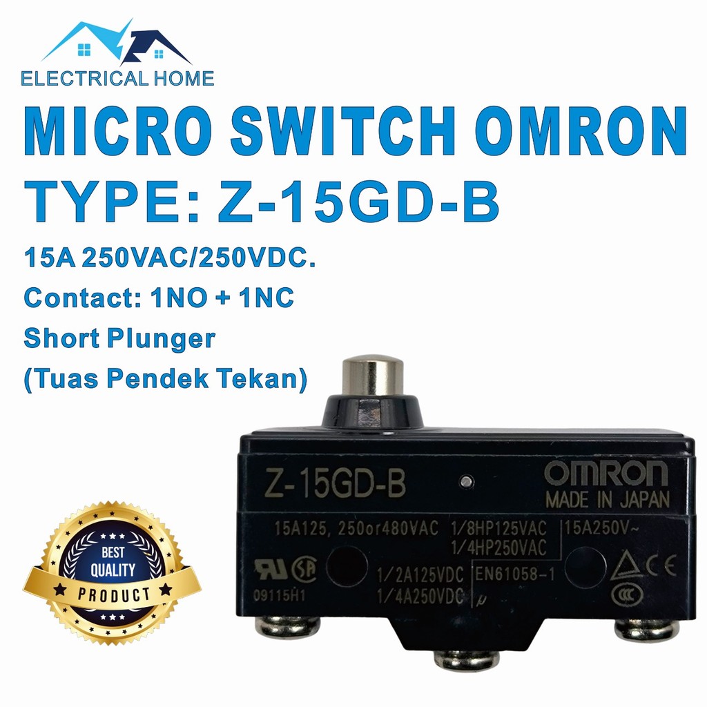 MICRO SWITCH LIMIT SWITCH Z-15GD-B OMRON