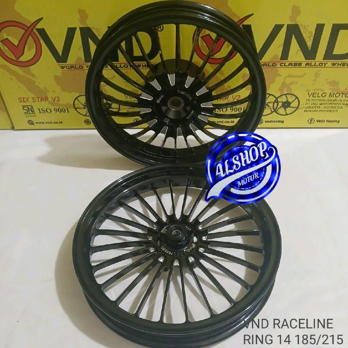 Velg vnd raceline ring 14 185/215 honda vario 125 vario 150 vario 160 cbs vario 110 beat scoopy geni