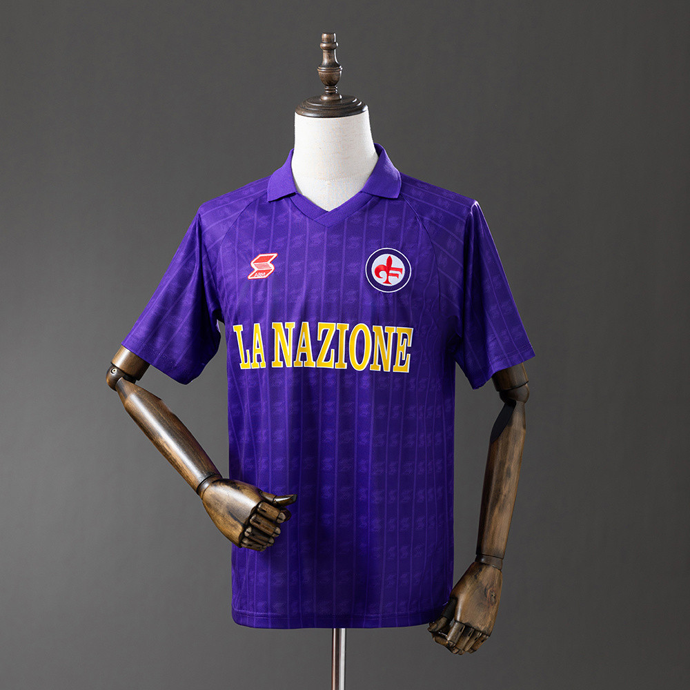 Jersey Retro Florence 89/90 home T shirt pria