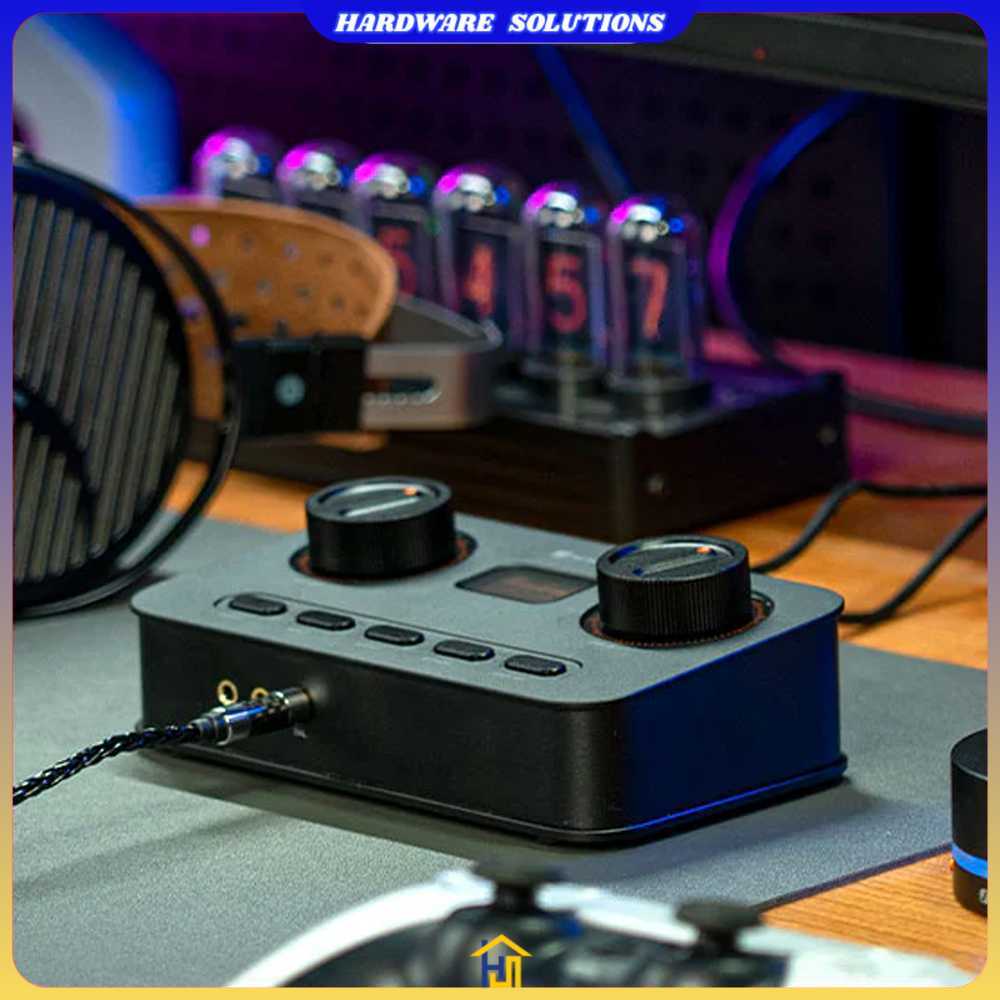 Fosi Audio Amplifier Headphone Hi-Fi Gaming DAC Bluetooth LCD Display - K7