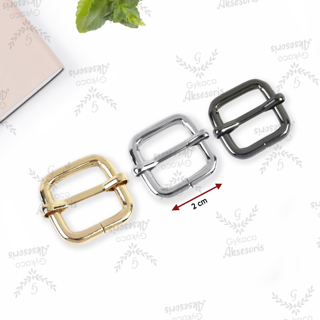 Accesories Tas Ring Jalan 2 cm (A) / SRE / Geser - Aksesoris Tas (IMPORT)