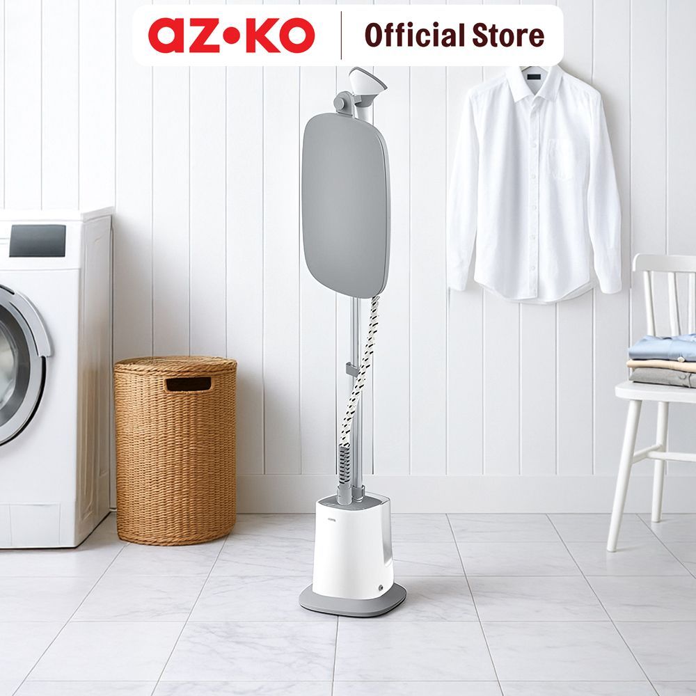 AZKO Kris 1.8 ltr Setrika Uap Dengan Meja Setrika Steamer Steam Iron Elektronik Rumah  Setrikaan Pak