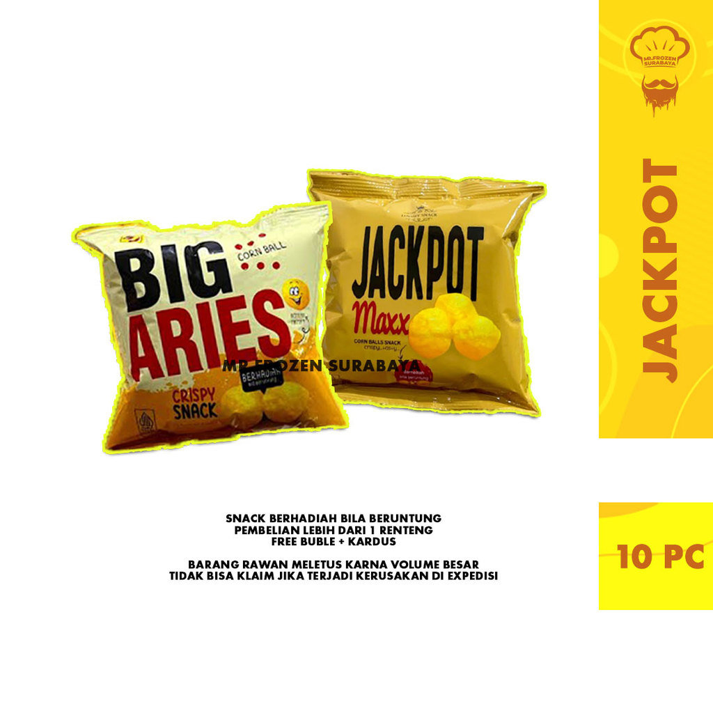 Corn Ball Snack Berhadiah Jackpot Big Ohayo Big Aries GO Prime
