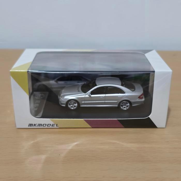 MK Model Mercedes Benz MKmodel E63 w211 Silver Diecast Koleksi Mobil Mainan Mini Scale 1/64 Hotwheel
