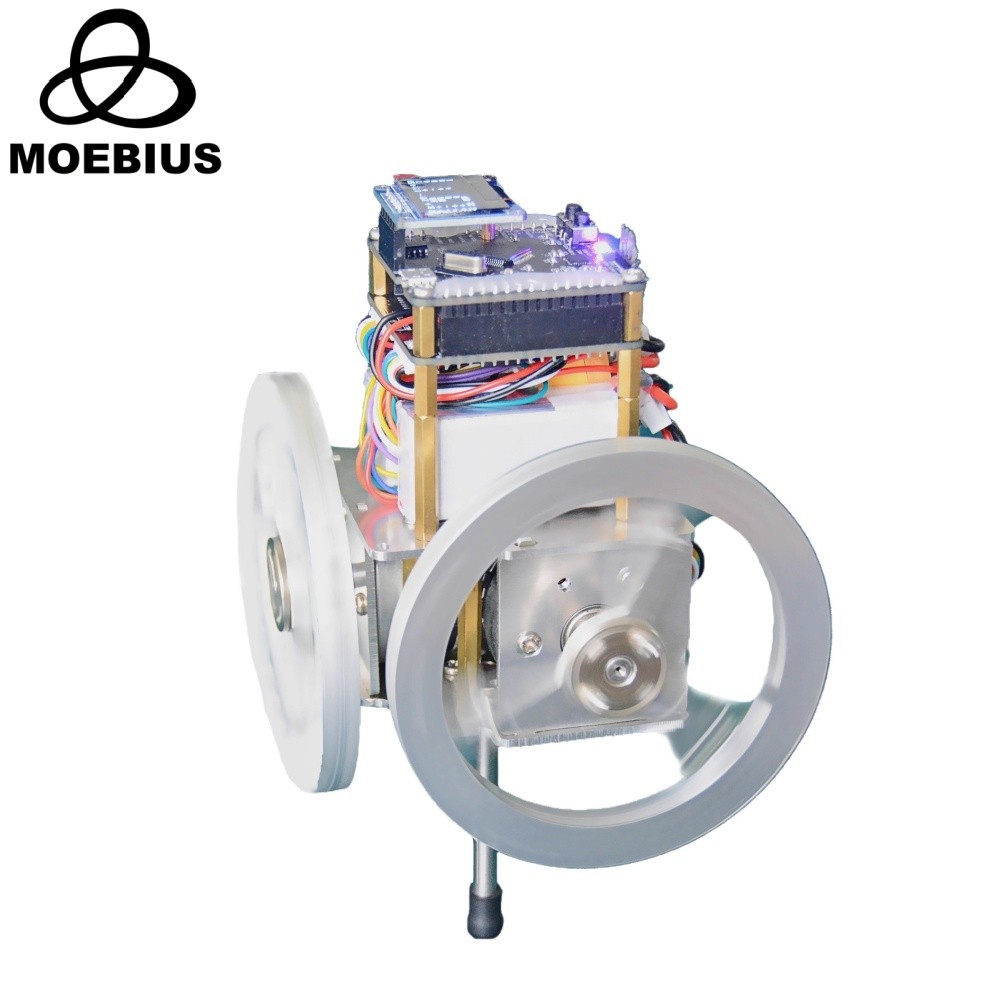 Non Inverted Pole Self Balancing Upright Robot Toy Dual Axis Reaction Wheel Inverted Pendulum Single