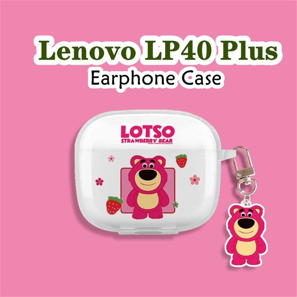 Distinctive Untuk Lenovo LP40 Plus Case Kartun Soft Silikon Earphone Case