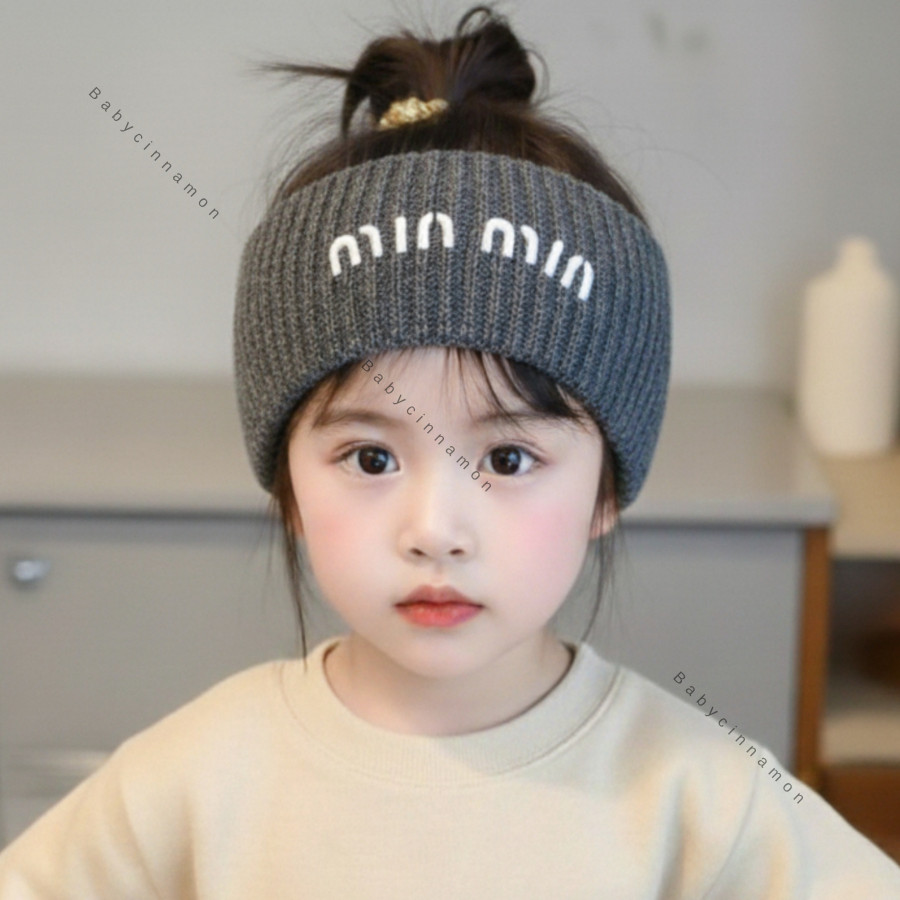 Bandana Miu Miu Anak Perempuan / OOTD Sporty Padel Headband Korea Anak Cewek Bando Tahun OOTD Lucu S