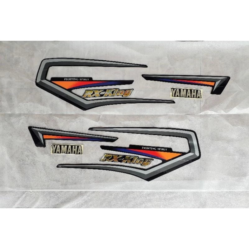 STRIPING RX KING 2001 HITAM SATU SET EMBLEM YAMAHA RX KING TERLARIS TERBAIK